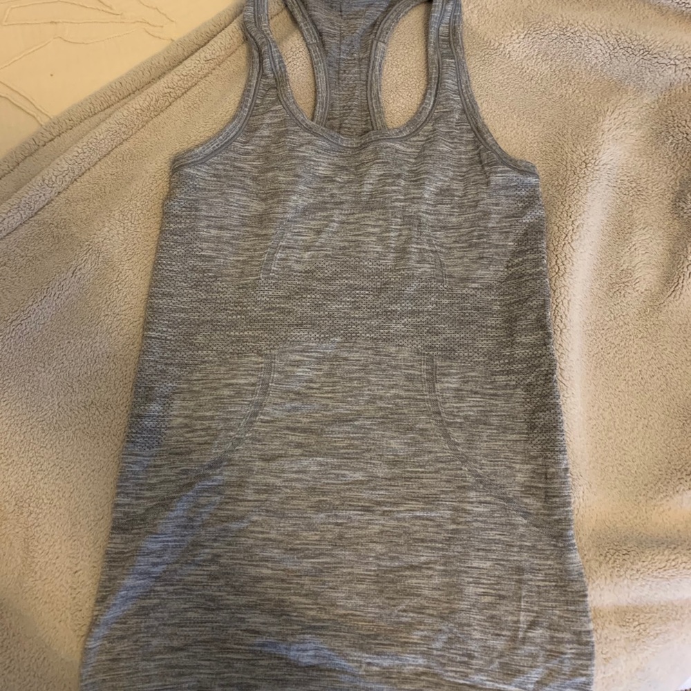 Grey swiftly tech racer back lululemon tank top